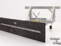 Autres matériel et accessoires d´étable Qmac Modulo Rubber barn scraper 180cm Euro hookup