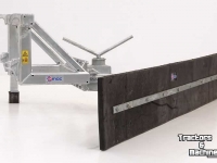 Autres matériel et accessoires d´étable Qmac Modulo Rubber barn scraper 180cm Euro hookup