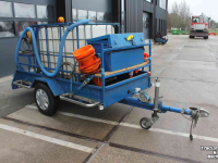 Remorque automobile jusqu’ à 3500 Kg  Spuitaanhanger enkelas met IBC watertank en slanghaspels