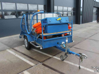 Remorque automobile jusqu’ à 3500 Kg  Spuitaanhanger enkelas met IBC watertank en slanghaspels