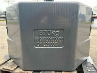 Poids frontaux Fendt 870 kg Gewicht