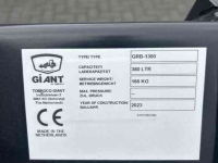 Godets chargeur Tobroco Grondbak 130 cm Giant aanspan Nieuw