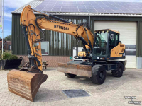 Pelleteuse Hyundai HW140 Bandenkraan