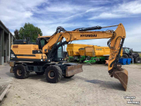 Pelleteuse Hyundai HW140 Bandenkraan