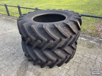 Roues, Pneus, Jantes, Barillets Jumelage Trelleborg 540/65R30 TM800 99%