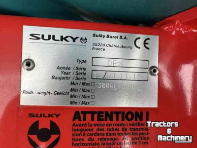 Distributeur d‘engrais Sulky dpx 28 weegstrooier