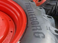 Roues, Pneus, Jantes, Barillets Jumelage Trelleborg 650/65r42 600/70r28 Nw op velg complete set