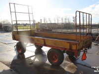 Remorque Miedema Landbouwwagen balenwagen schamelwagen aanhanger aanhangwagen