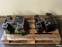 Poids frontaux John Deere frontgewicht gietstaal 40kg - 8 stuks