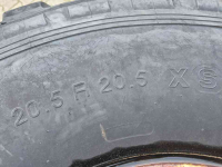 Roues, Pneus, Jantes, Barillets Jumelage Michelin 525/65R20.5 Michelin XS op 10 gaats velg 20.5R20.5