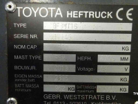 Chariot élévateur Toyota 8FBMT16 Premium Heftruck