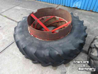 Roues, Pneus, Jantes, Barillets Jumelage Good Year 18.4R38 Dubbelwiel met spindel