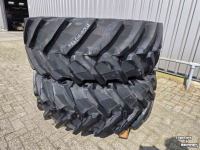 Roues, Pneus, Jantes, Barillets Jumelage Trelleborg 540/65R34  75% + 440/65R24 75%