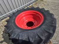 Roues, Pneus, Jantes, Barillets Jumelage Trelleborg 540/65R34  75% + 440/65R24 75%