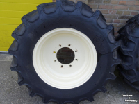 Roues, Pneus, Jantes, Barillets Jumelage BKT 380/70R24