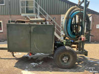 Irrigation à tuyau flexible trainé  Zelfbouw dompelpomp met 3 waaierpomp