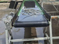 Convoyeur  3400X610 TRANSPORTBAND VLAKKE BAND FLAT BELT CONVEYOR BELT FLACHBAND FÖRDERBAND