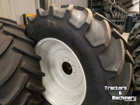 Roues, Pneus, Jantes, Barillets Jumelage  650/65R38 Mitas wielen set Valtra
