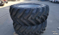 Roues, Pneus, Jantes, Barillets Jumelage Trelleborg 650/65R38 99%