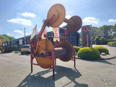 Distributeur à tuyau flexible trainé Schouten Cobra DH190 dubbel slanghaspel