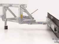 Pousse fourrage à pneu Qmac 240 MECH SCHUIN EURO