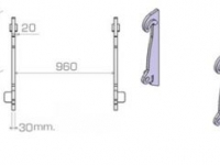 Autres pièces d’équipement et accessoires Qmac Aanlashaken STANDAARD voor VOLVO L 50/60/70/90 