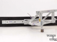 Pousse fourrage à pneu Qmac Rubber forage silage feed 2.40 mtr pusher blade