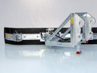 Panneau coulissant de fourrage Qmac Rabot caoutchouc pour alimentation avec montage JCB