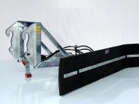 Panneau coulissant de fourrage Qmac Rabot caoutchouc pour alimentation avec montage JCB