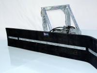 Panneau coulissant de fourrage Qmac Rabot caoutchouc pour alimentation avec montage JCB