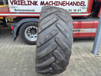 Roues, Pneus, Jantes, Barillets Jumelage Michelin IF650/60R34 Axiobib enkele band 26mm