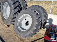 Roues, Pneus, Jantes, Barillets Jumelage Alliance 520/85R38 & 420/70R28 ploegbanden