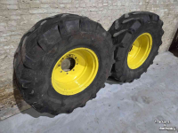 Roues, Pneus, Jantes, Barillets Jumelage  Pirelli 420/85R24 (16,9R24) Voorwielen John Deere