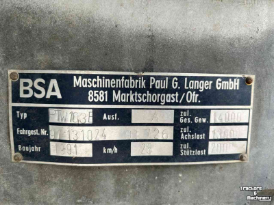 Tonneau de lisier Duport PTW 10.3E