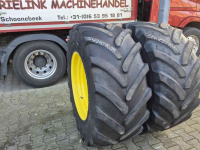 Roues, Pneus, Jantes, Barillets Jumelage John Deere 540/65R28 banden op JD velgen