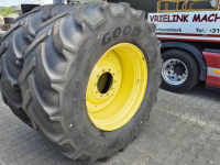 Roues, Pneus, Jantes, Barillets Jumelage Good Year 650/75R38 19mm op JOHN DEERE velgen