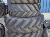 Roues, Pneus, Jantes, Barillets Jumelage Michelin 540/65 R38 440/65 R28