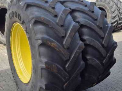Roues, Pneus, Jantes, Barillets Jumelage Good Year 650/75R38 19mm op JOHN DEERE velgen