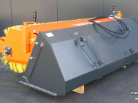 Balayeur Hofstede Bakveegmachine frontlader shovel bak veegmachine compact
