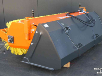 Balayeur Hofstede Bakveegmachine frontlader shovel bak veegmachine compact