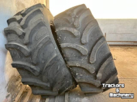 Roues, Pneus, Jantes, Barillets Jumelage Galaxy 710/70R38 set nieuwe banden