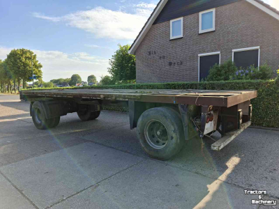 Remorque  Platte balen wagen 7.70x2.50