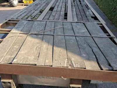 Remorque  Platte balen wagen 7.70x2.50
