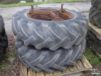 Roues, Pneus, Jantes, Barillets Jumelage Molcon 14,9 x 30