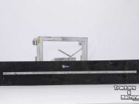 Rabot caoutchouc Qmac Modulo schuifbalk met rubbermat Merlo aanbouw