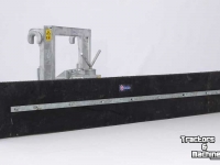 Rabot caoutchouc Qmac Modulo schuifbalk met rubbermat Merlo aanbouw