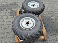 Roues, Pneus, Jantes, Barillets Jumelage BKT 4x BKT 7.00-12 met velg