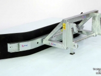 Rabot caoutchouc Qmac Modulo gebouwde schuifbalk met canvas rubber 2.40 mtr aanbouw kramer