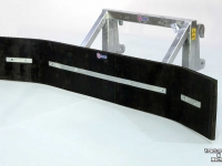 Rabot caoutchouc Qmac Modulo gebouwde schuifbalk met canvas rubber 2.40 mtr aanbouw kramer