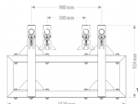 Remplisseur de Big Bag Qmac Big Bag Transporter Handler